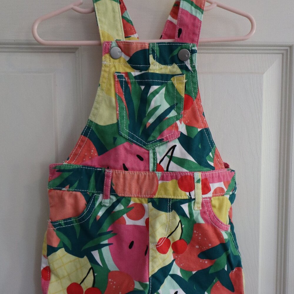The Children's Place Fruit tutti frutti overalls 12-18m